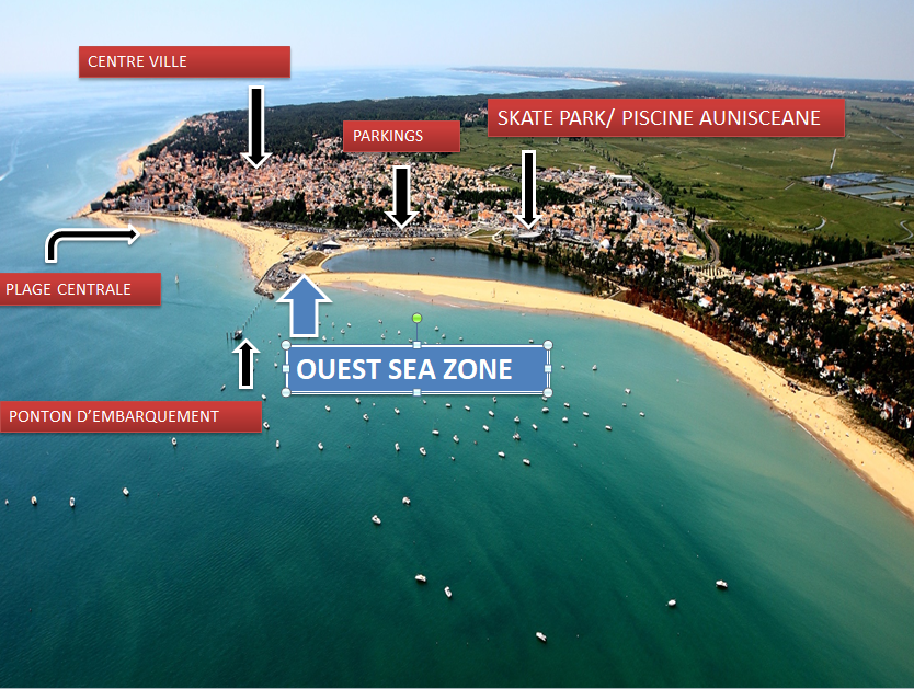 Promenades en mer à La Tranche-sur-Mer : séminaires, familles, groupes, EVJF, EVG, événements, départs de course.